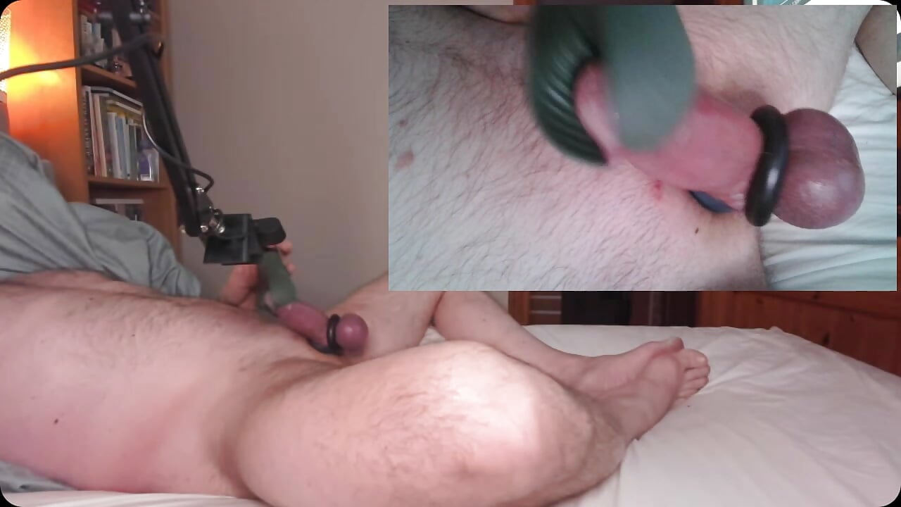 Masturbating strapped cock to cum - video by Strapped_cock cam model