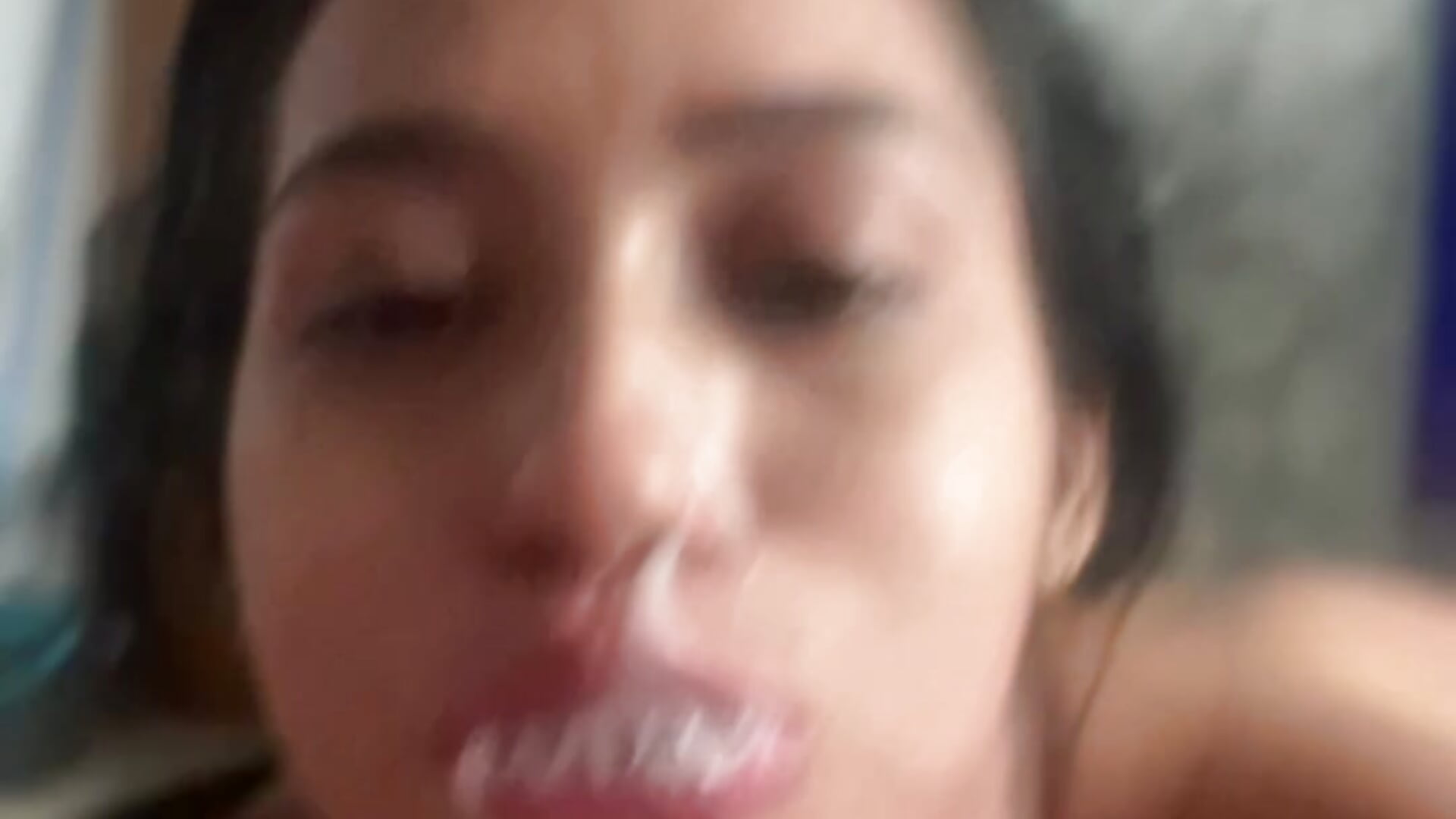 REAL MILK IN MY FACE AND MOUTH