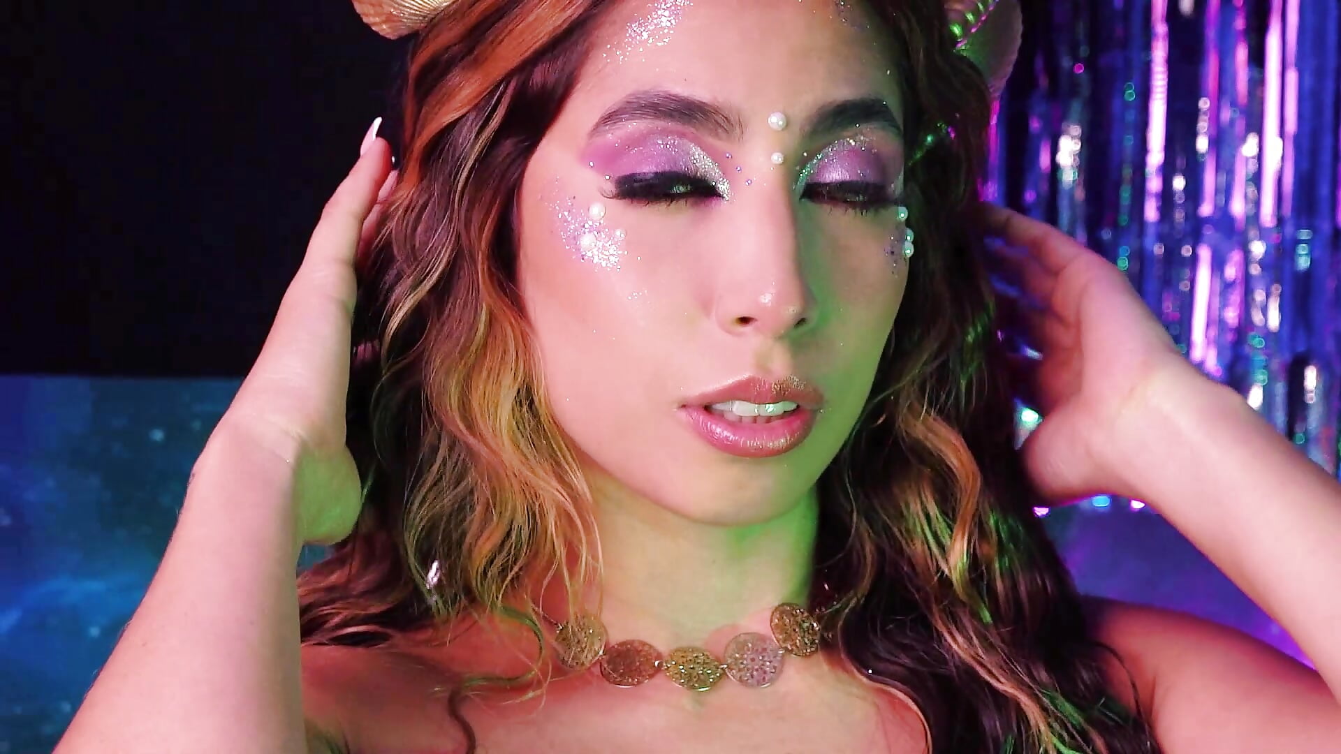 Halloween 🩵🩷🖤 - video by SophieCarther cam model