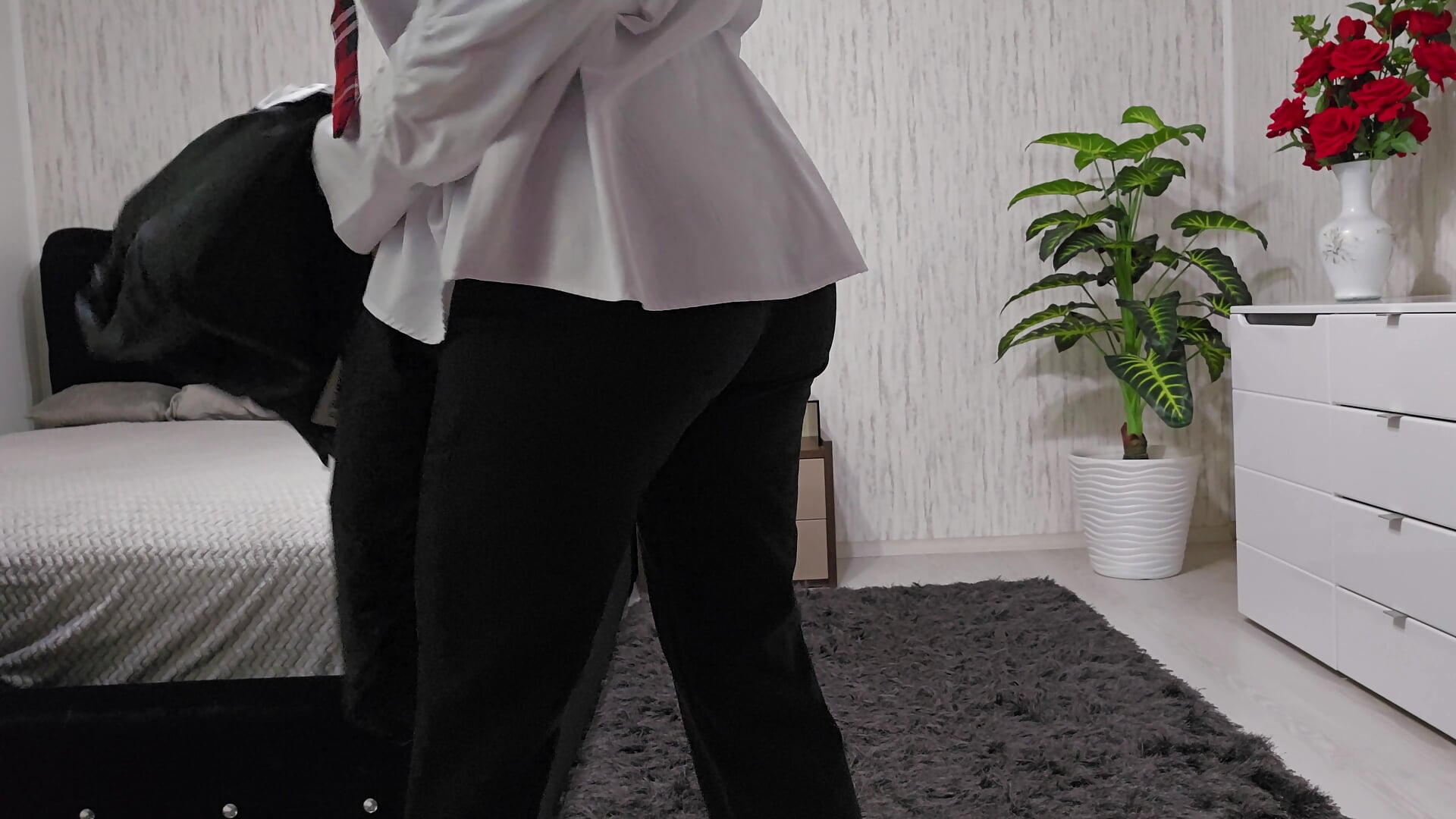 TEASER Office Outfit Striptease with POV Ride and Bouncing Boobs - video của người mẫu cam KattyeFox