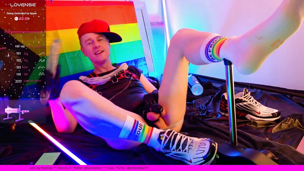 AP3 Pride Special Fuckmachine - vídeo de Romanheart modelo de câmara