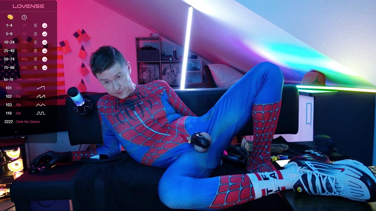 P6 Lets Play and Fuck Spiderman - vídeo de Romanheart modelo de câmara
