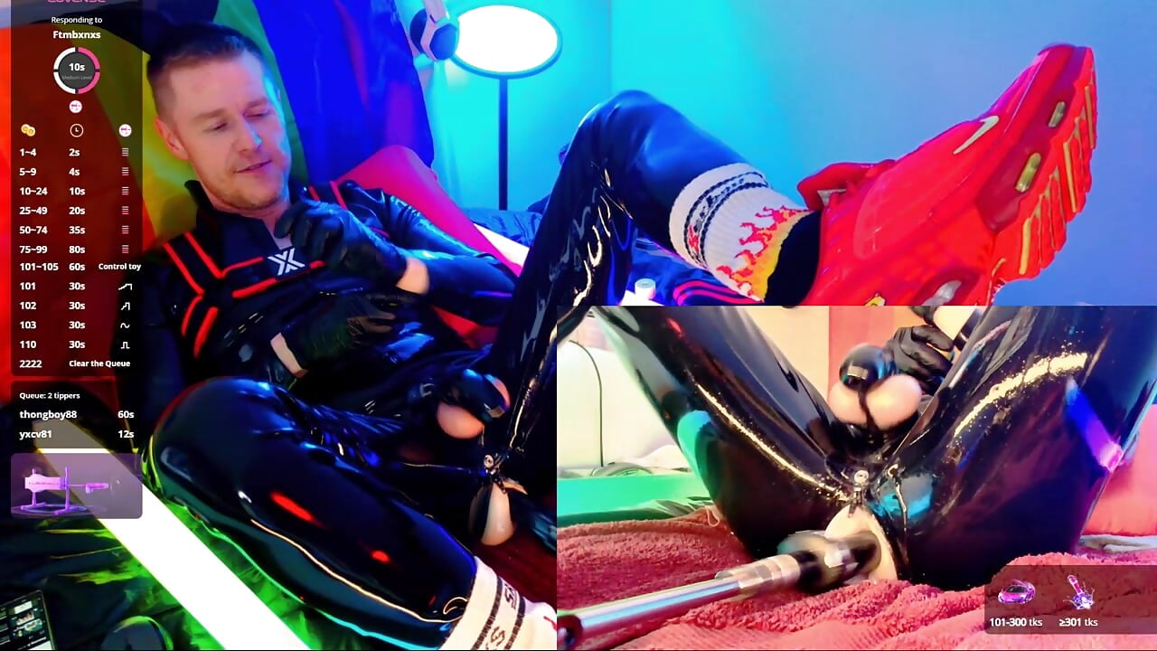 Rubber Latex Machine Fuck PRN STR - vídeo de Romanheart modelo de câmara