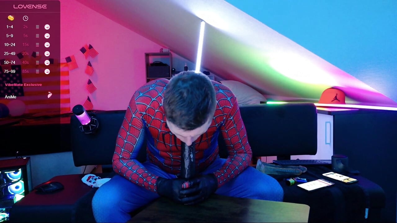 P7 Lets Play and Fuck Spiderman - vídeo de Romanheart modelo de câmara