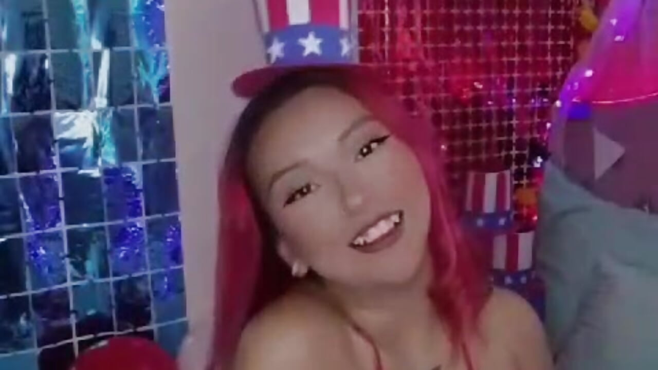 4 de julio dia de la independencia - video by Littlerouse_ cam model