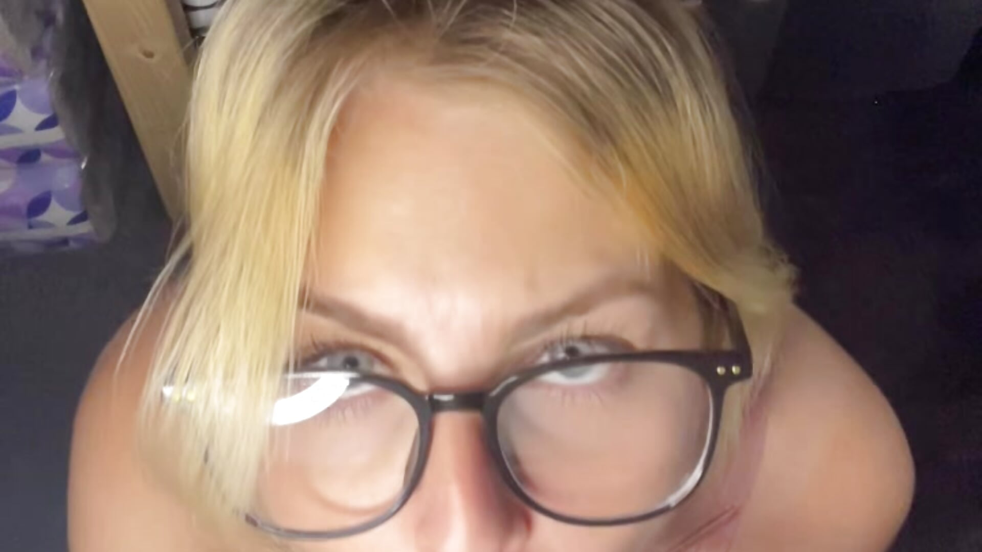 POV Dildo Blowjob with glasses 🤤