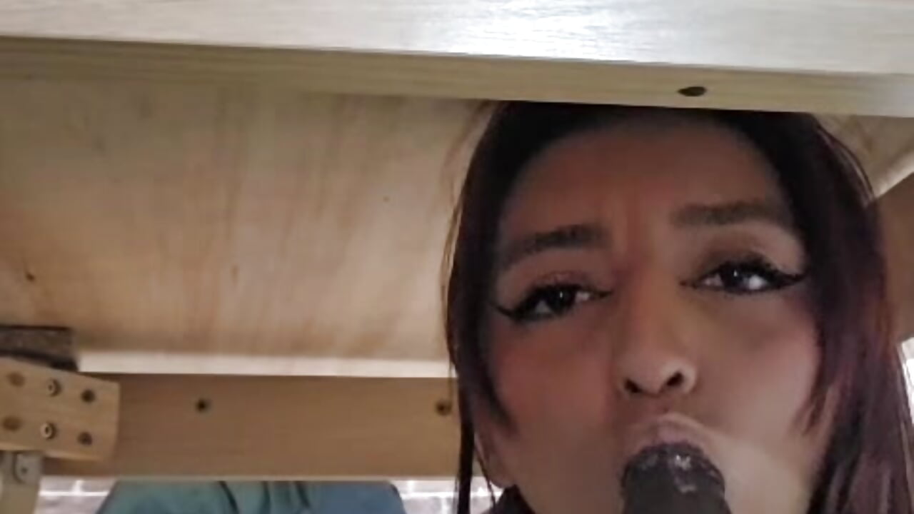 SHHH! Sucking your dick under the table 🥵 - video by Sam-cekot cam model