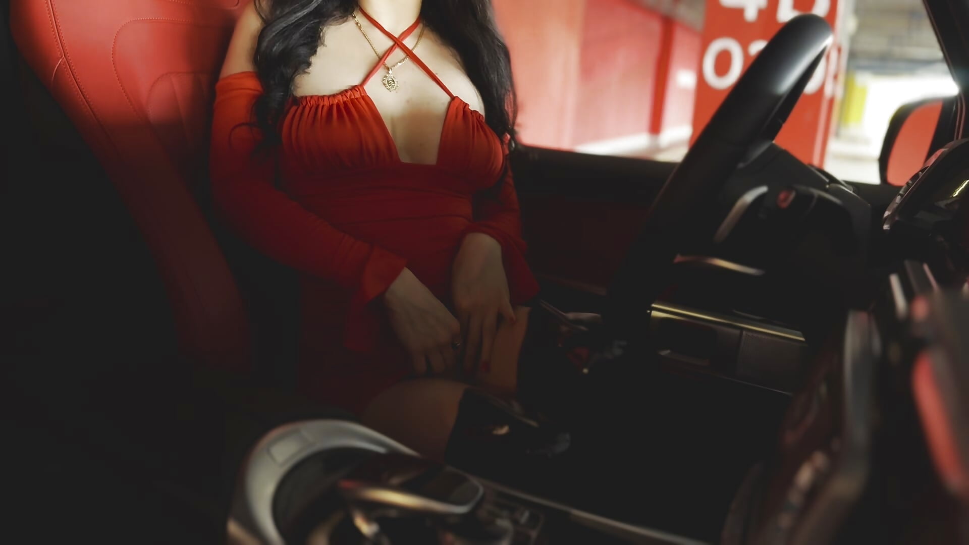 The Lady in red❤️ - video by MiaBecky cam model