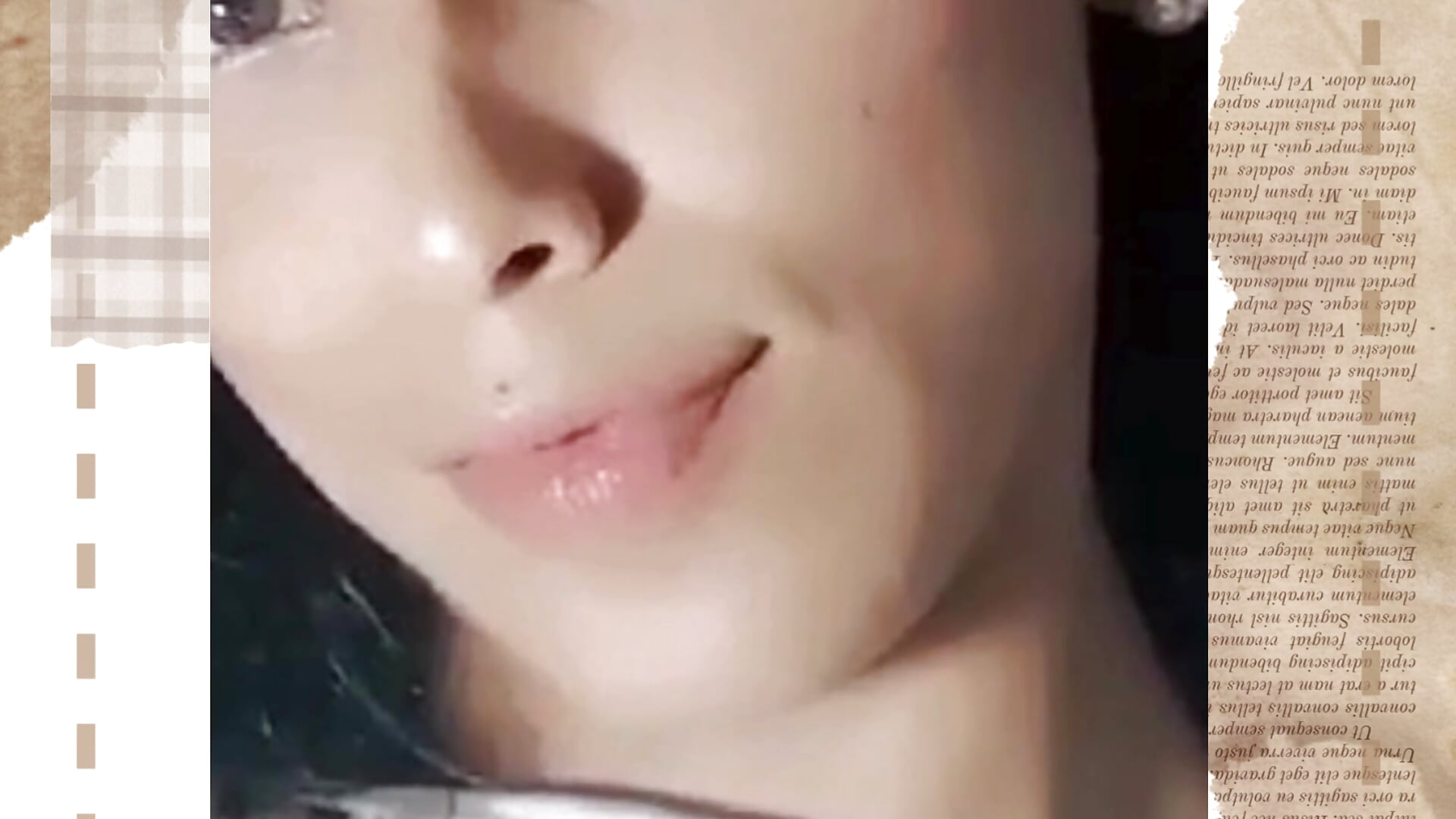 Green Floral Collage All About Me Poster - video của người mẫu cam Kehily_