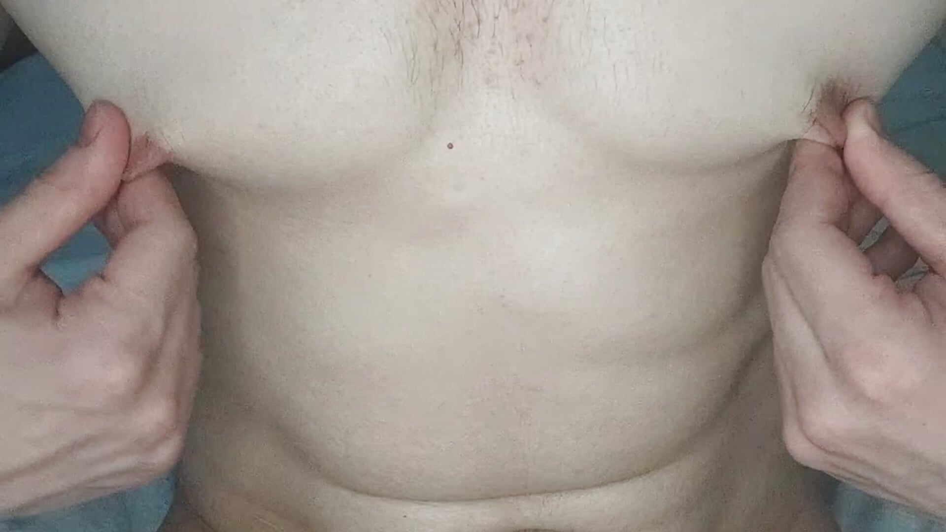 Playing with my hot nipples and erect cock 🥵