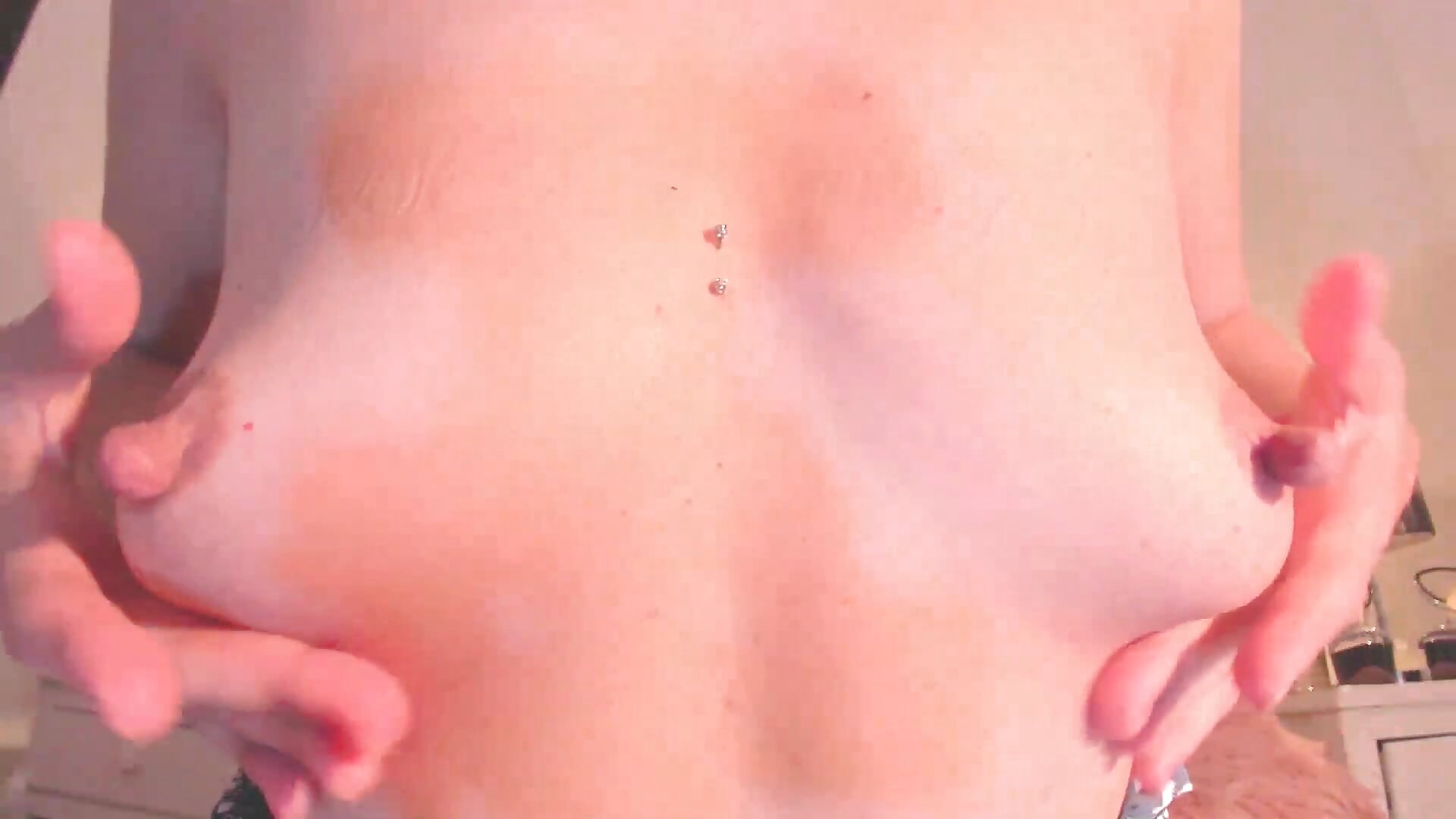Amazing masturbation and feet