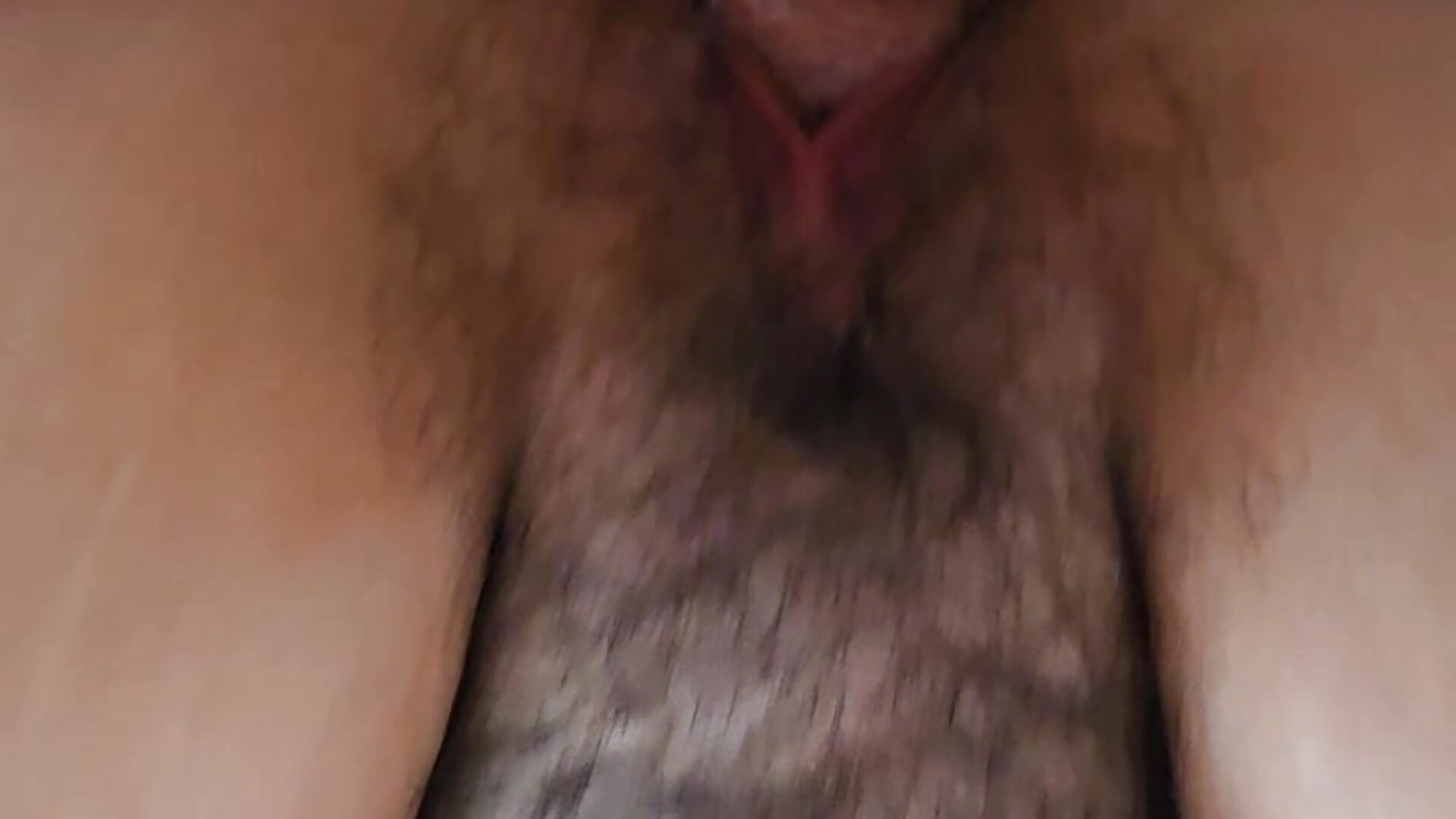 POV daddys dick sliding in and out of her creamy hole