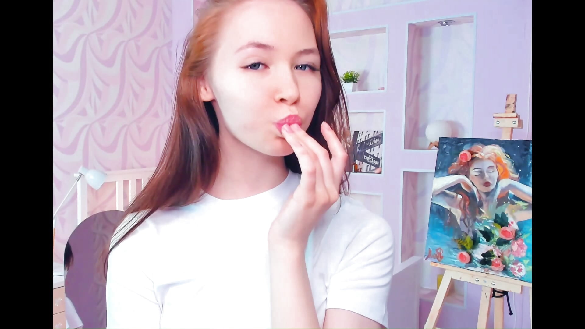 Sexy Fingers Suck with sound 1m8s