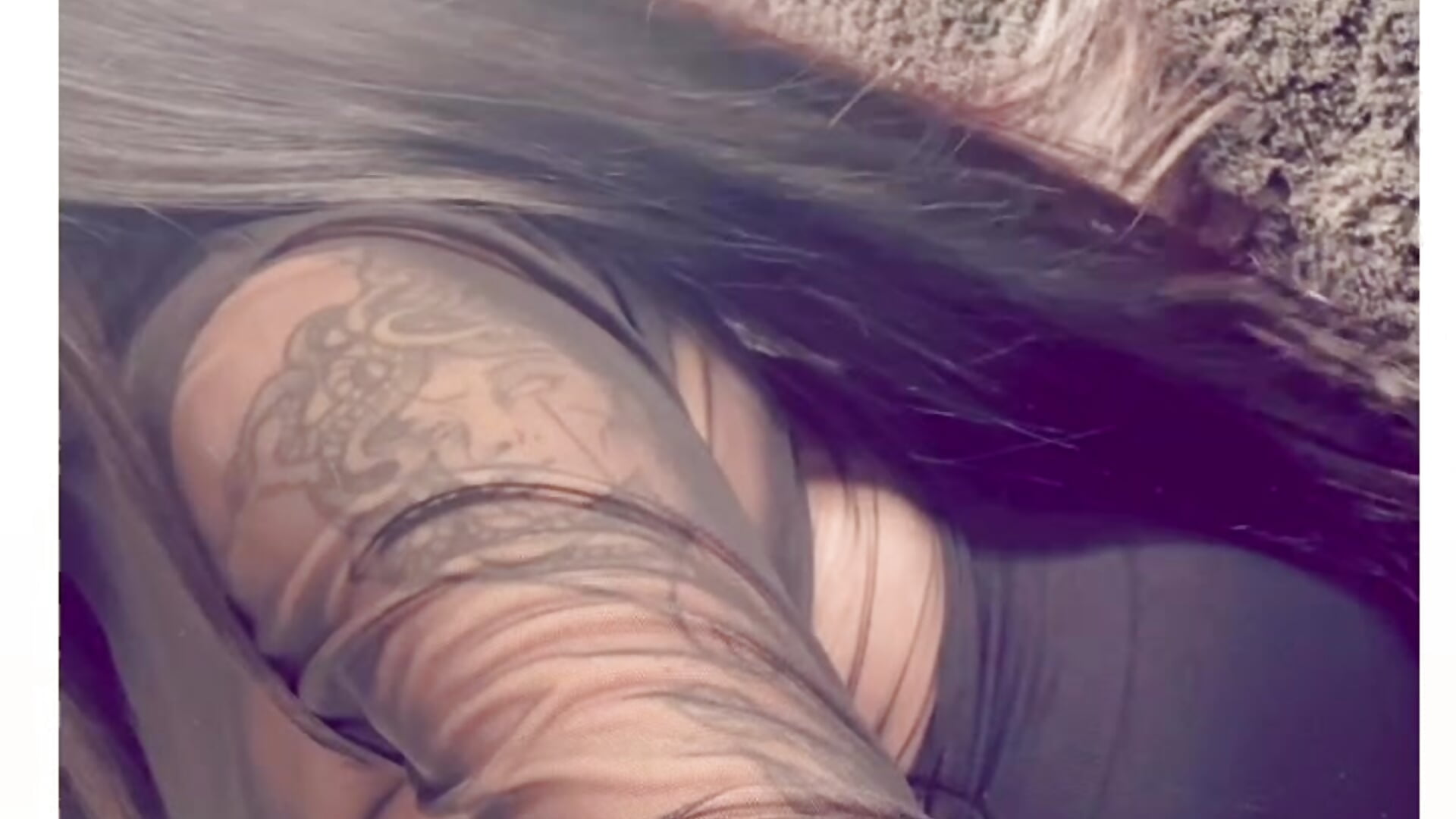 My hair 💜 - video by Devilsweet17 cam model