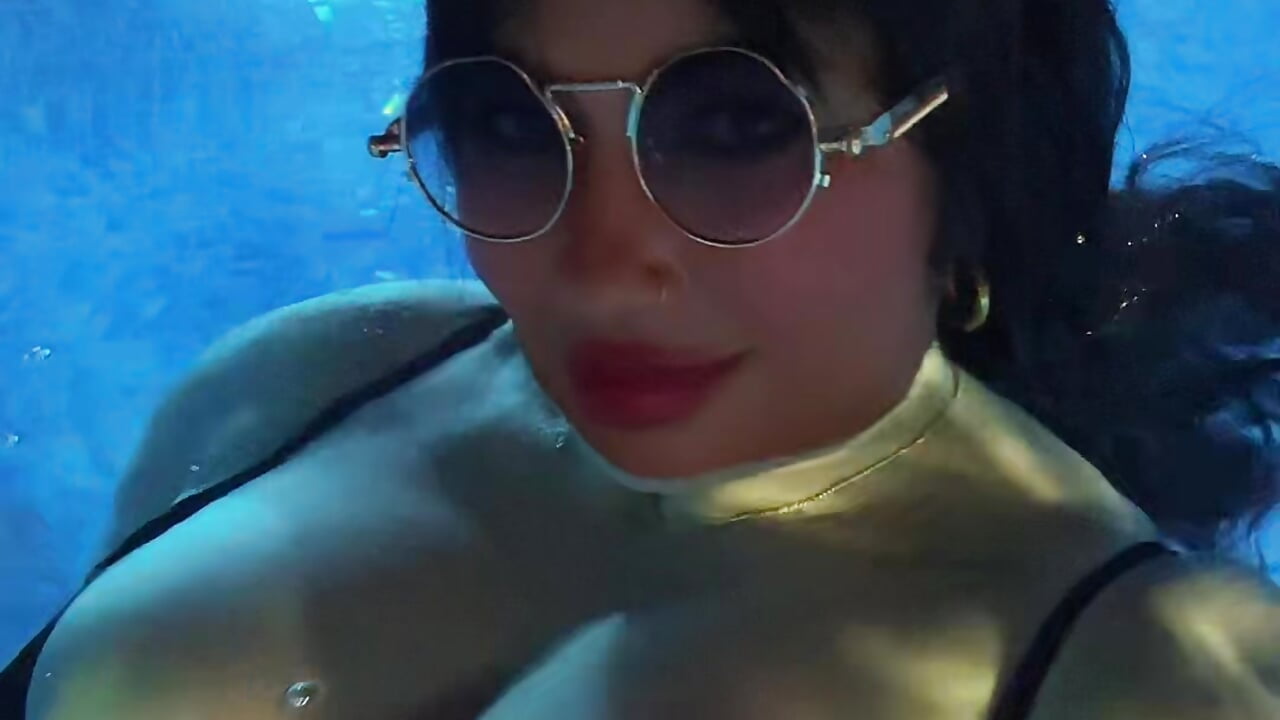 A intense shot just before orgasm