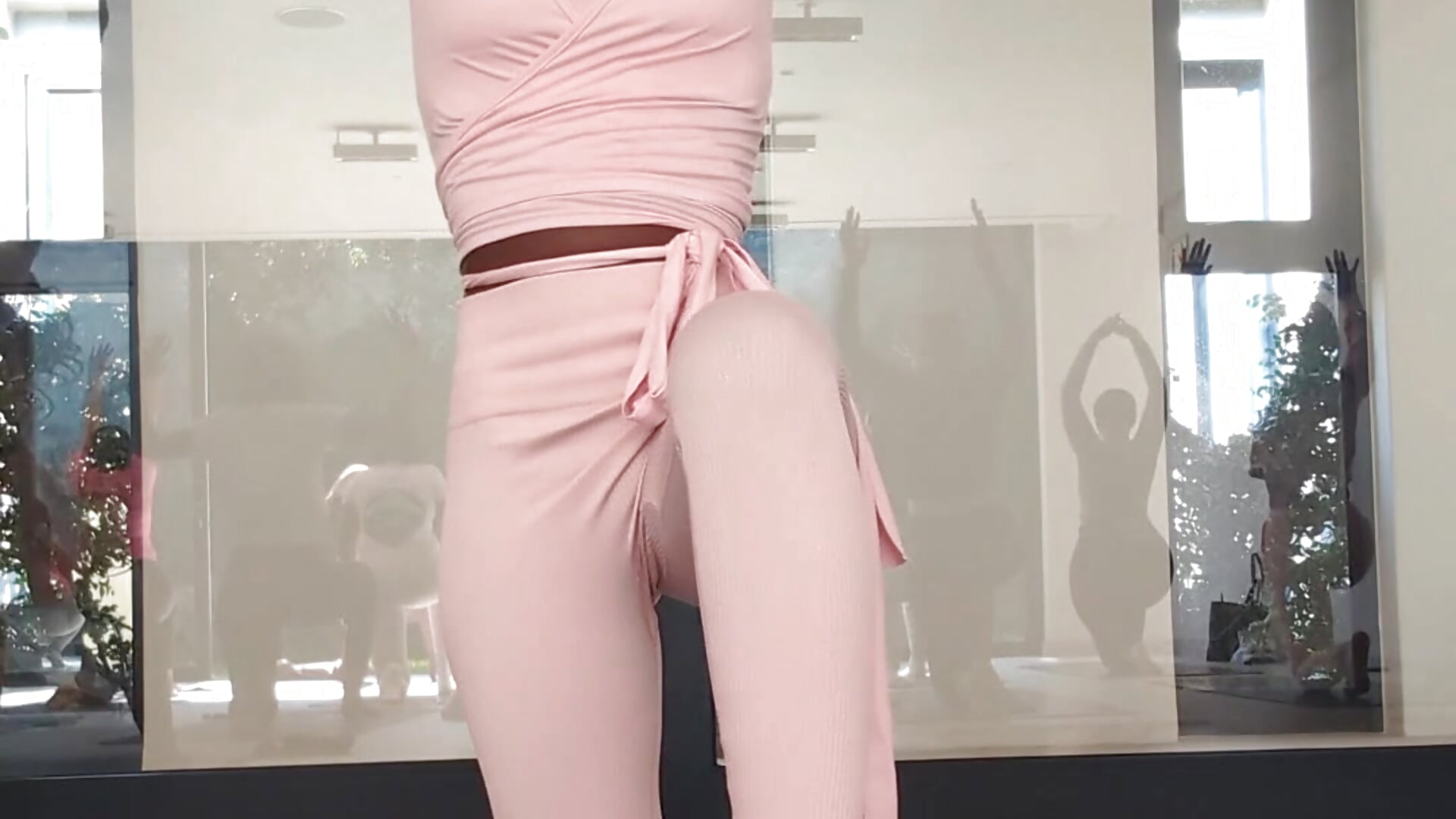 Part2-Yoga class-serving cute view,angles and my instructors calm gentle voice