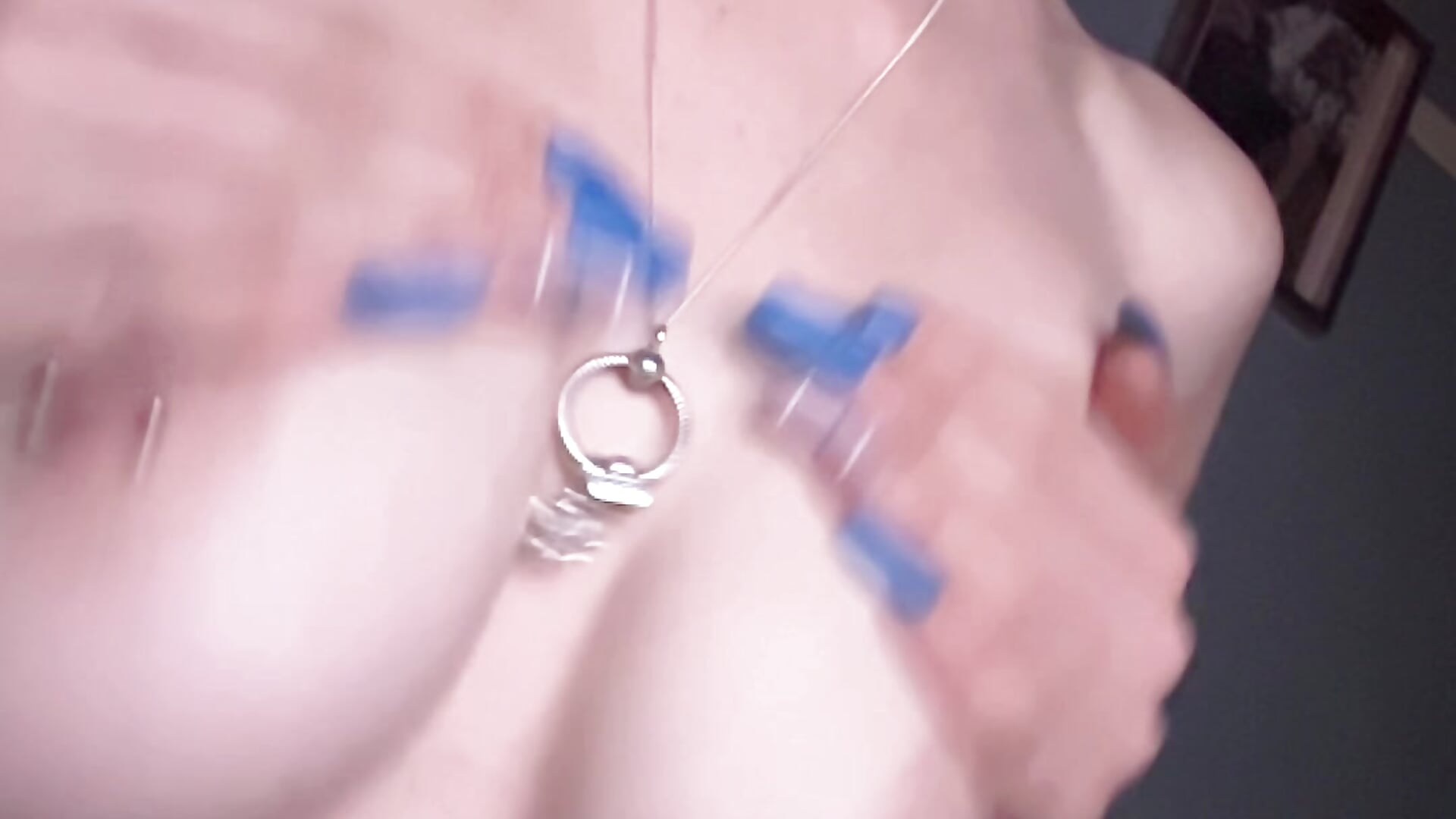 Nipple piercings in your face😈
