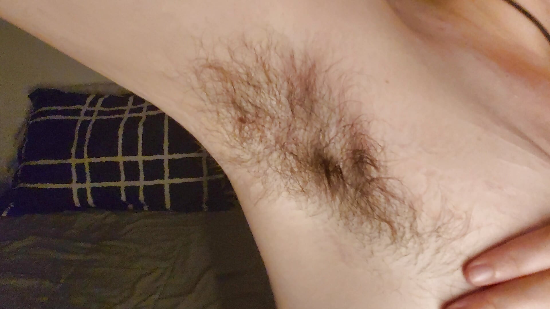 August of Abbi - Day 1 (Armpit Fetish, Hairy Armpit Touching)
