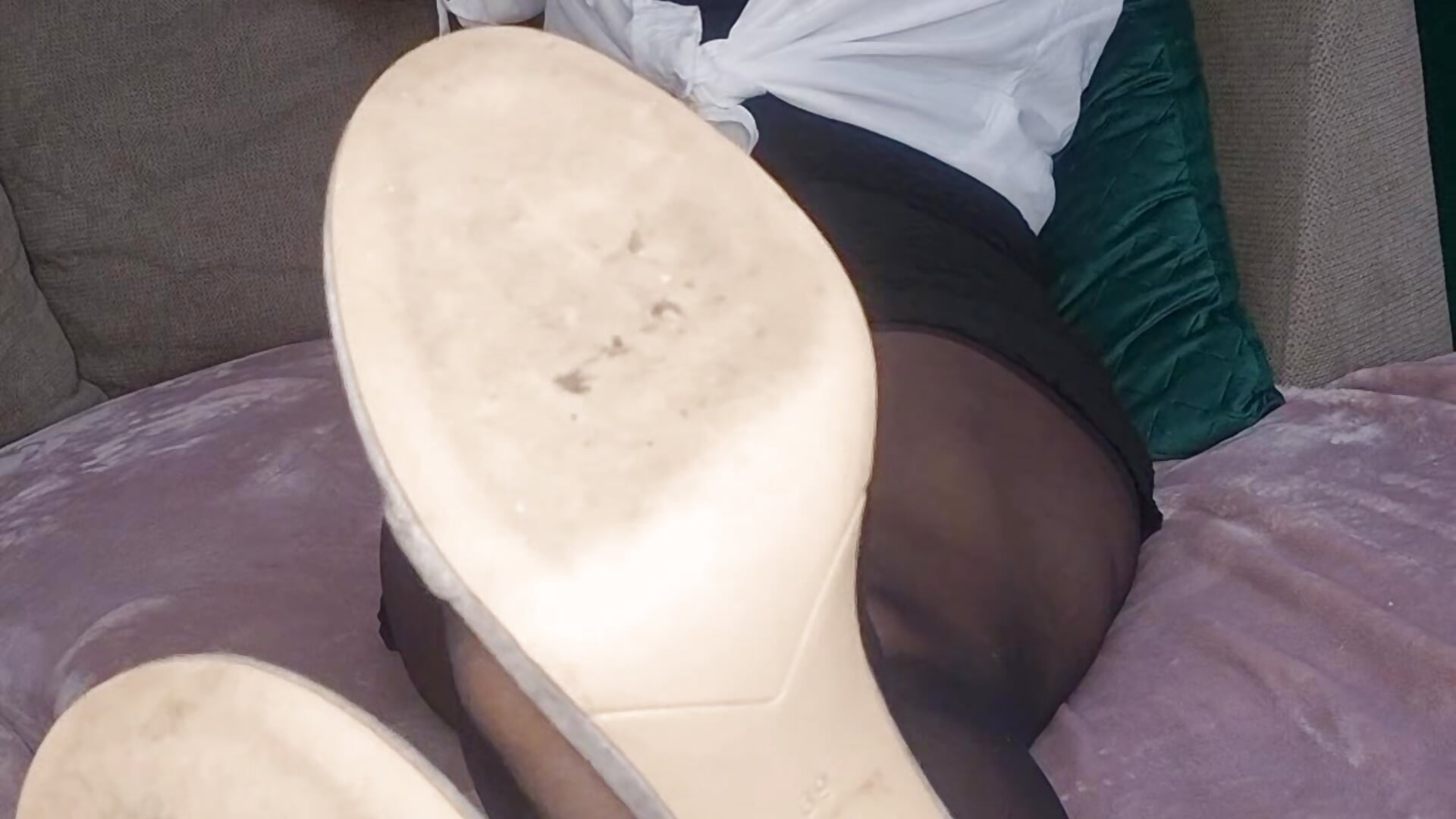 Nylon, footjob, feetlover 👣👣👣 - video by innocent_Aphrodite cam model