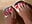 Heels .. pedicure red .. mm hot - vídeo de angeljulis