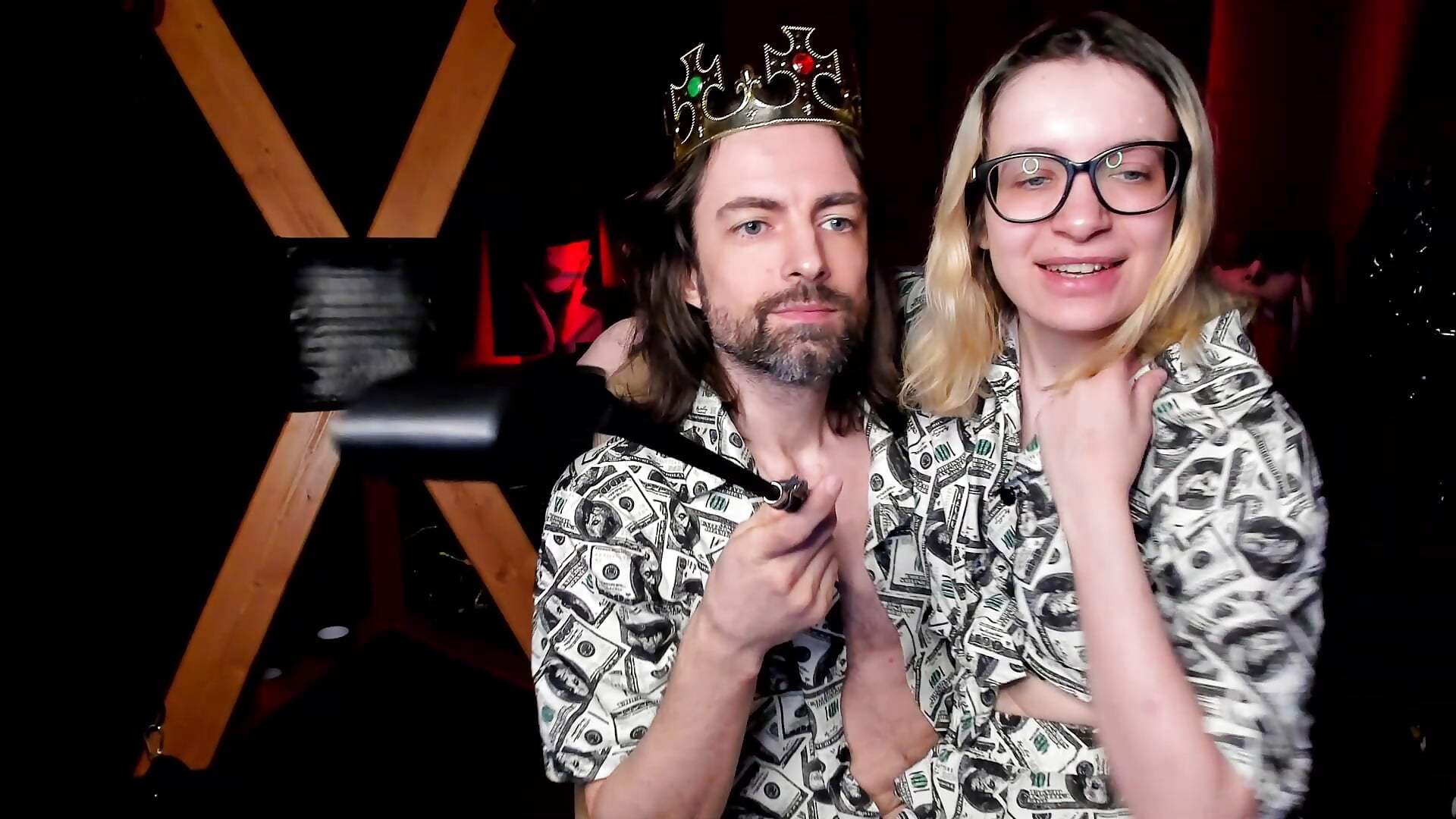 Sometimes we are funny😊 - video by VerhinizCouple cam model