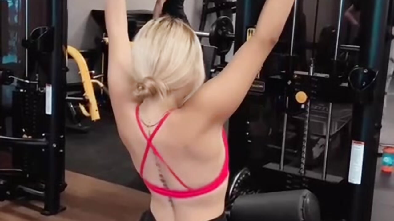 gym – video od webkamerové modelky Pretty_Milaa