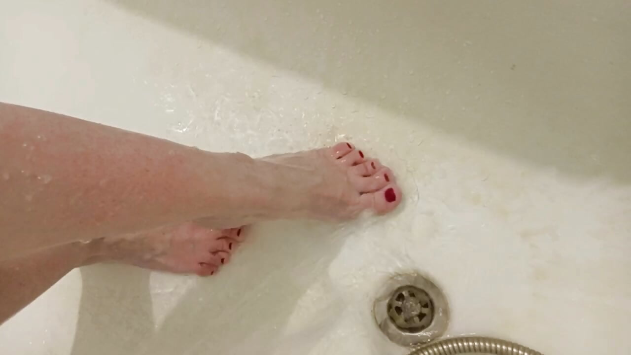 bathroom feet