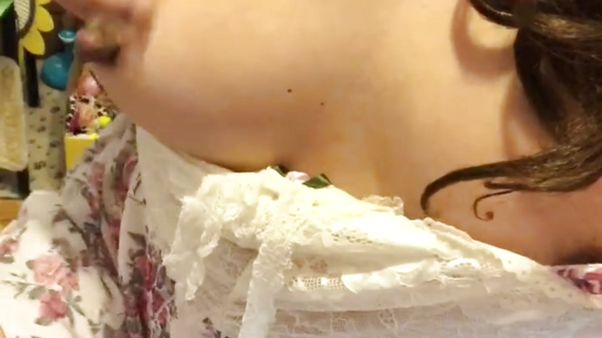 Cottage Dress Girly Topless - video by asialovedoll