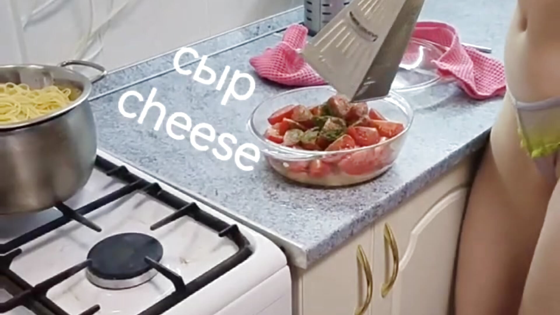 Cooking - video av Visbee cam-modell