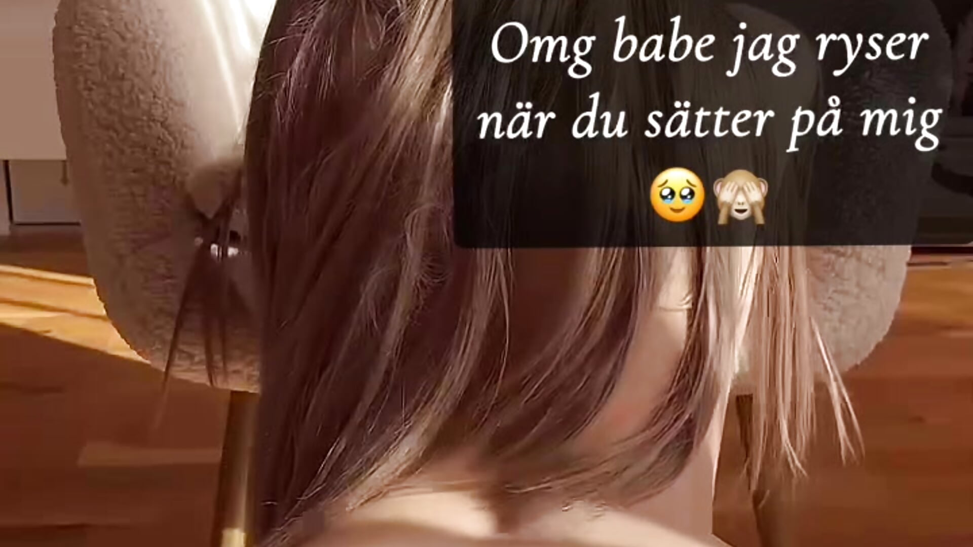 dildo from behind – video af Nordic-isabell cam-model