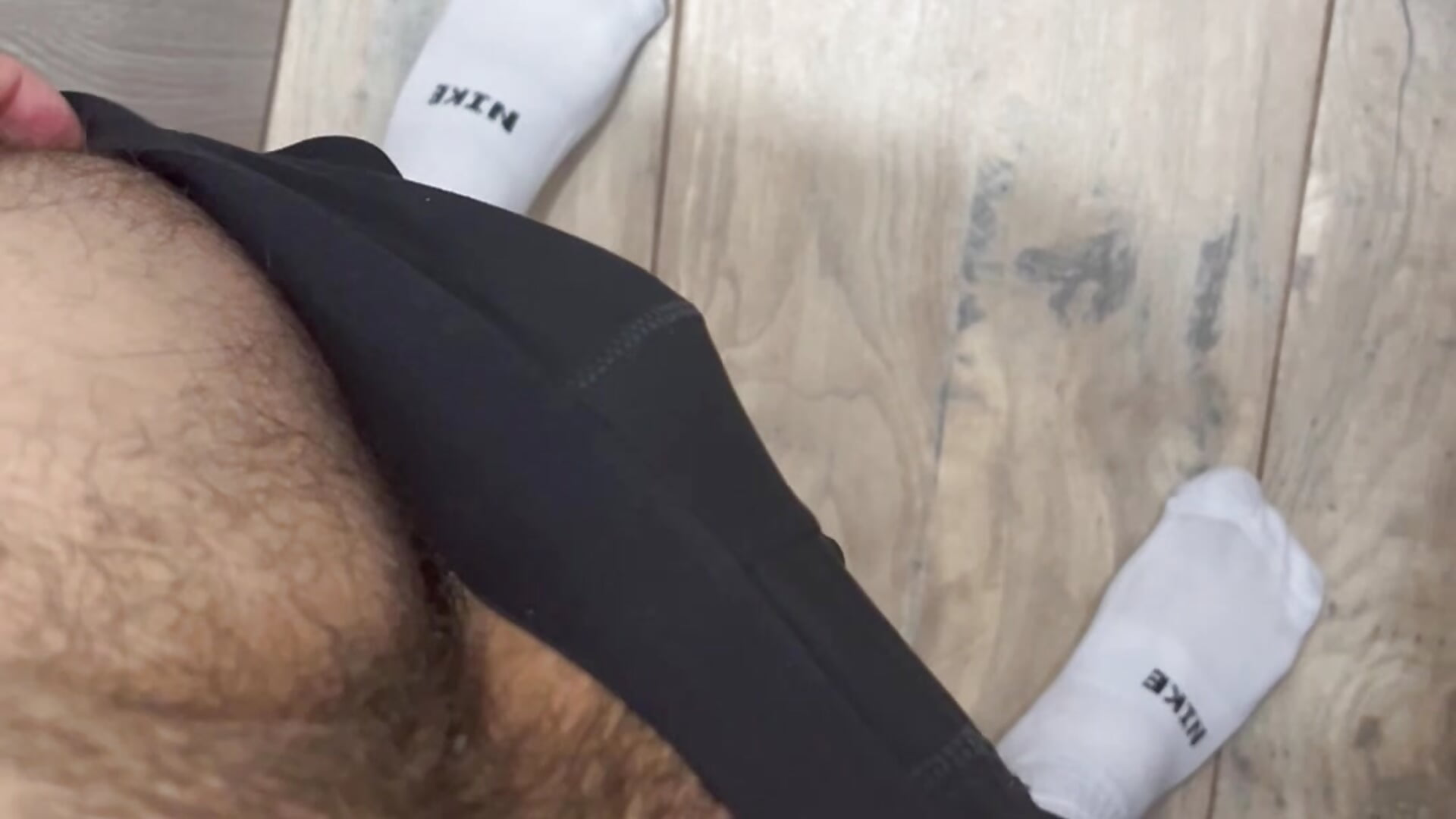 Socks and hard cock