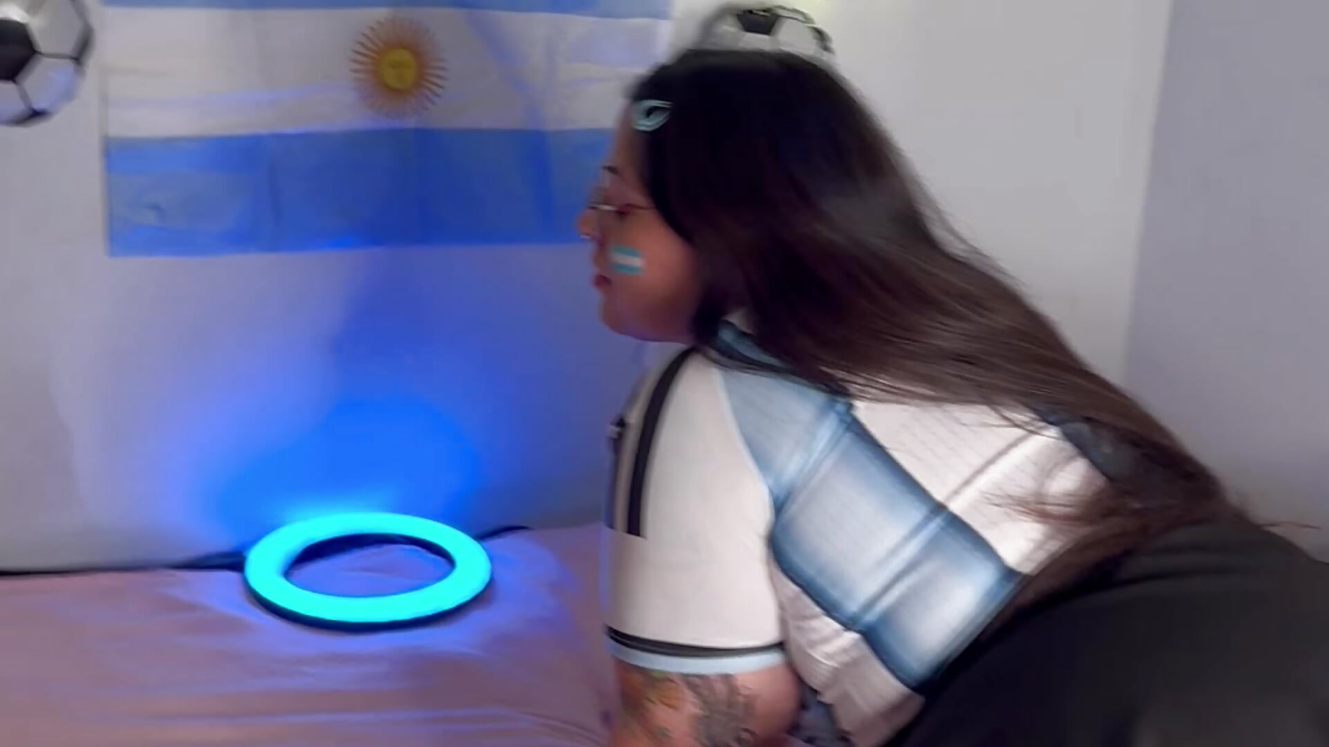 Argentina - clip cu Mizztikaa model videochat