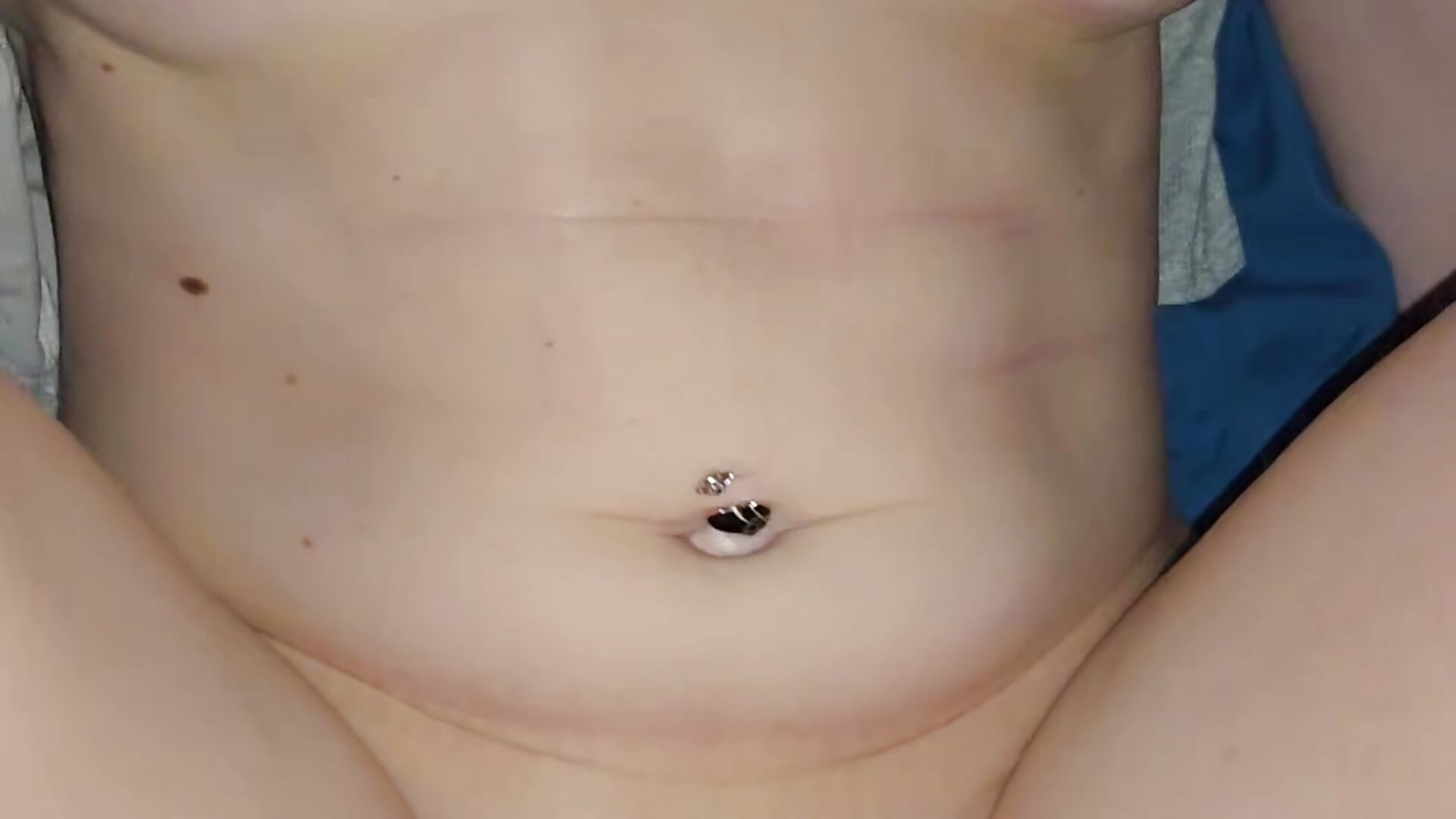 Squirting all over myself while he fucks me