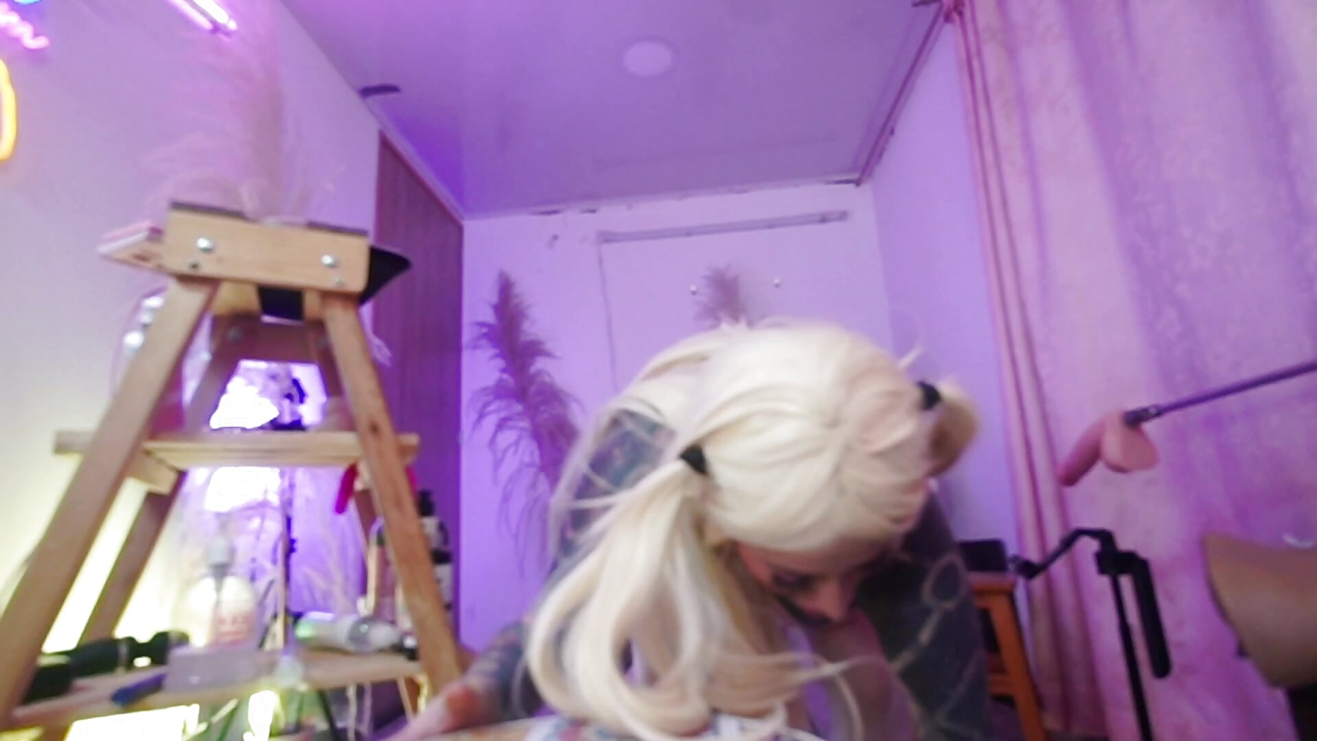 Sailor moon riding 8 inch anal 1 min