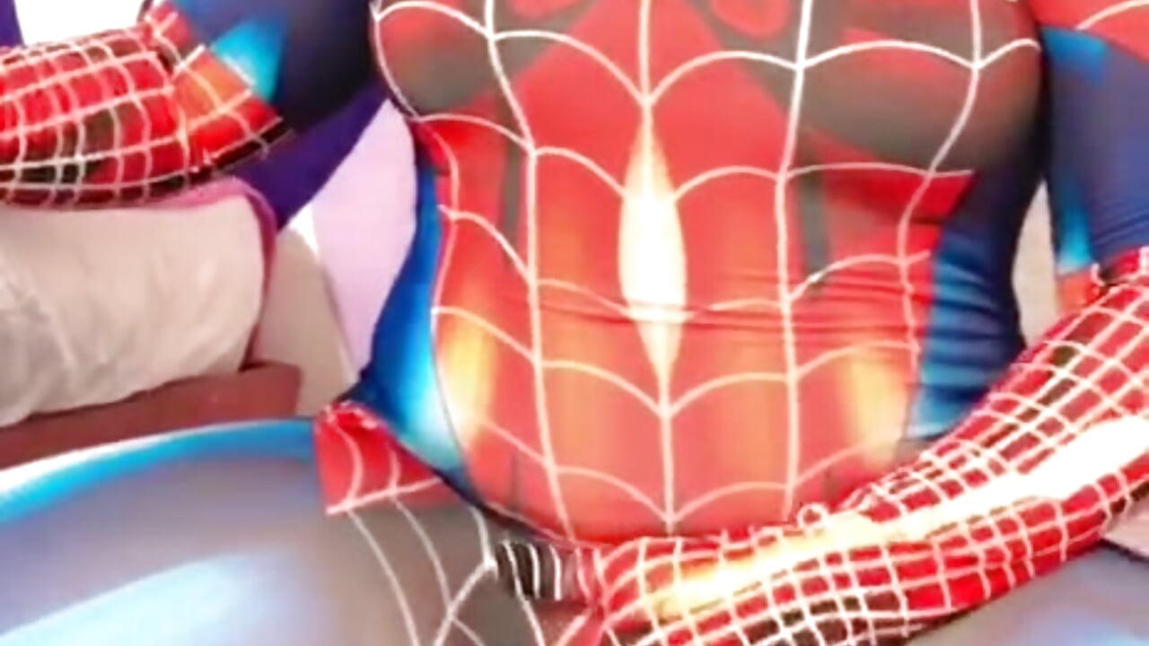 🥵Spider Girl opens her suit… and shows you her secret🥵