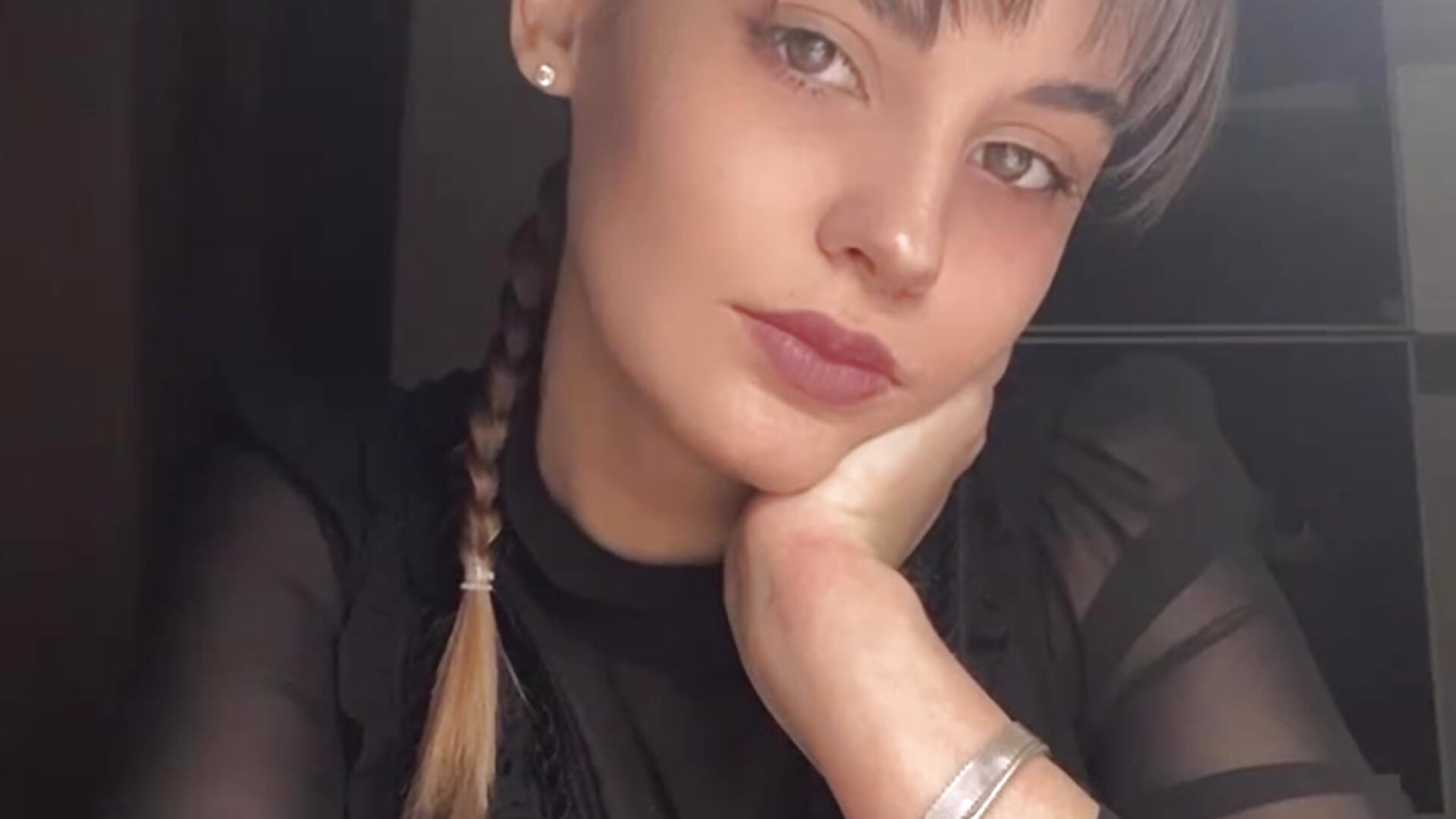 Black mood and sexy outfit