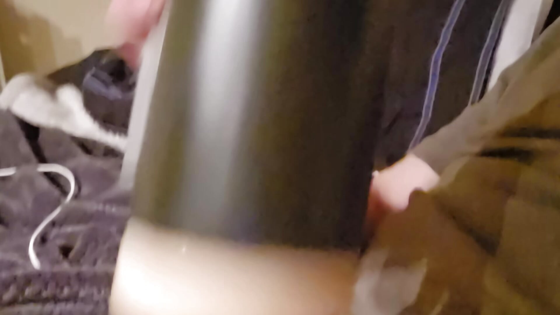 Machine doing the work till I cum