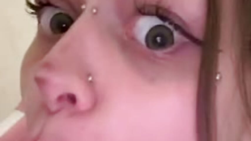 AHEGAO BJ HARD SALIVA 🥩🔞 - video by MelonyEmo cam model