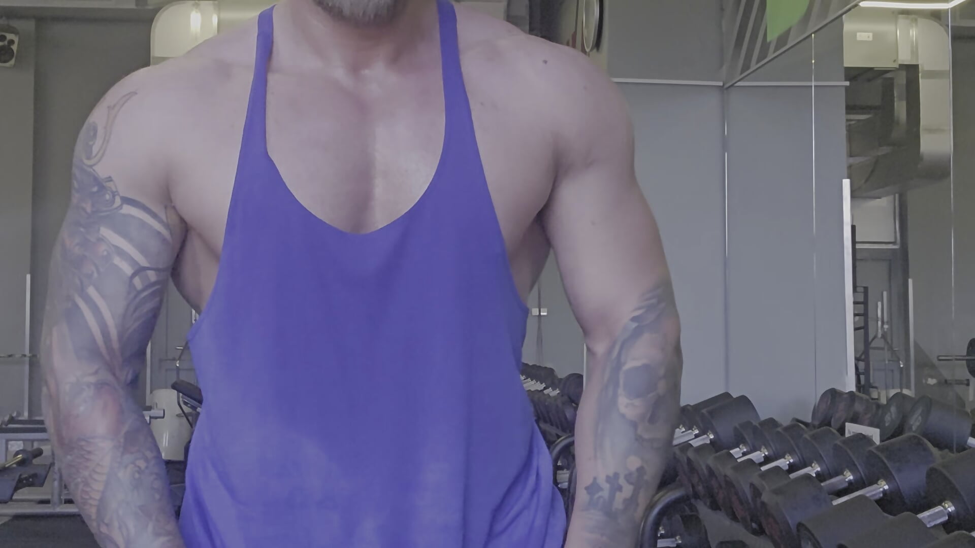 Chest day.  No edit , naturally video