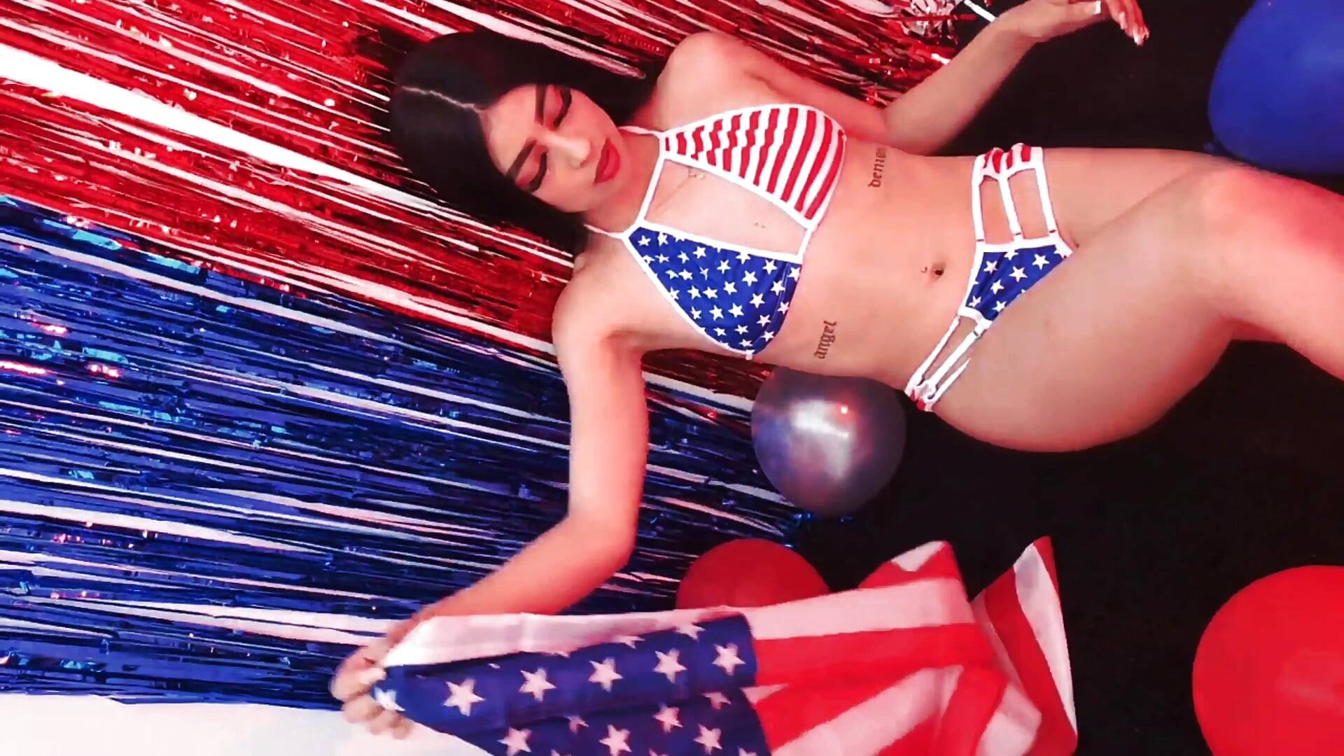 For you my 4th of July, happy day my loves 💋 - video by Mia-Monroe cam model