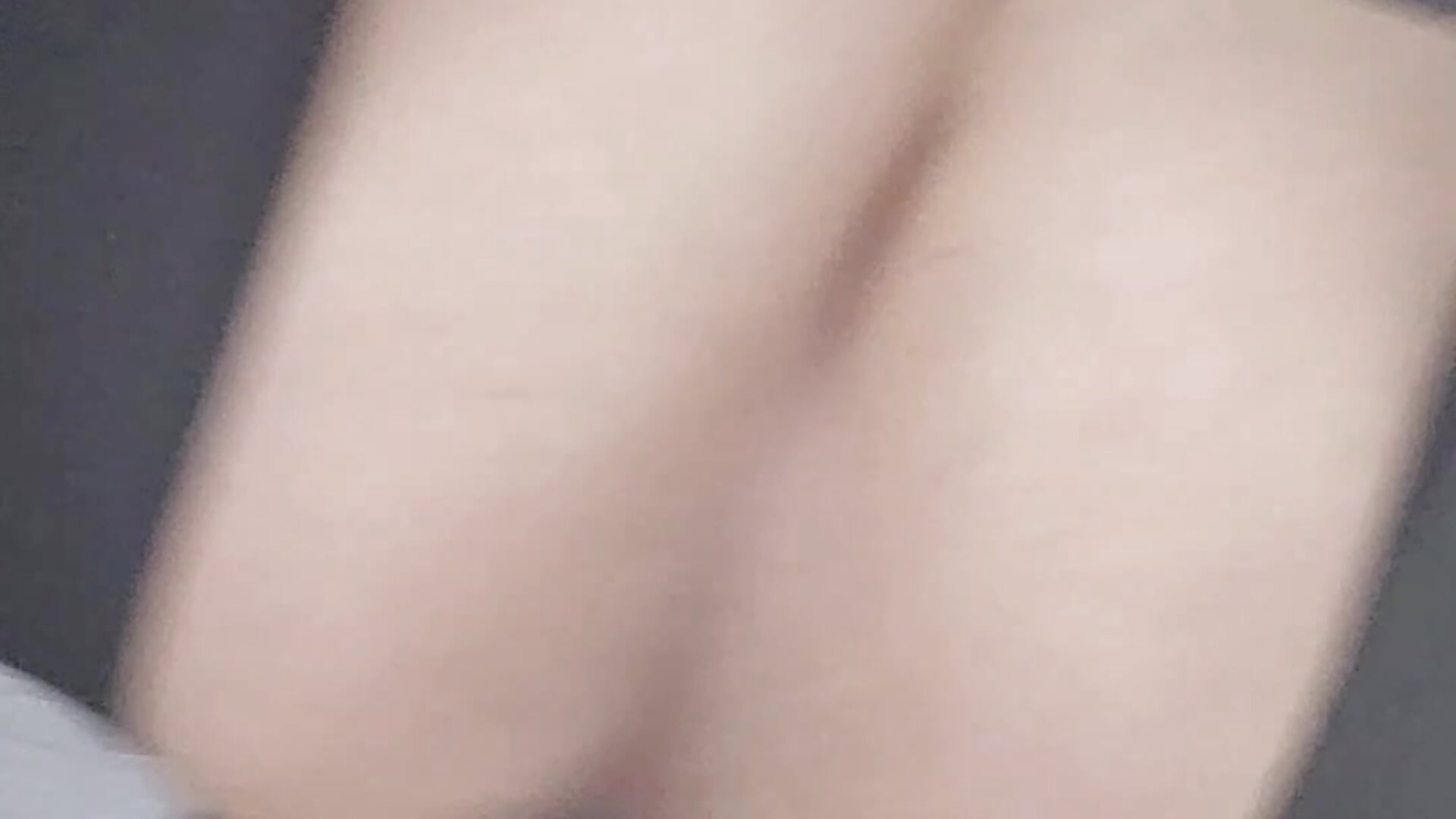 Super close-up chair dildo insertion
