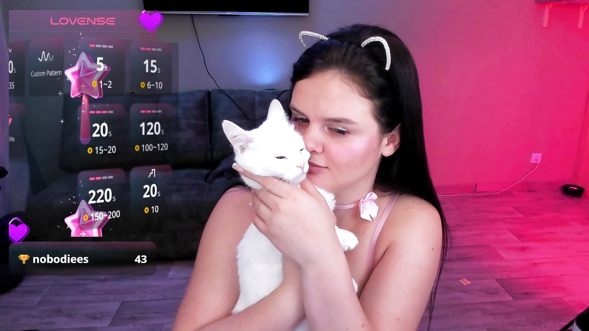 pink cat a me - video by Lora_Secret cam model