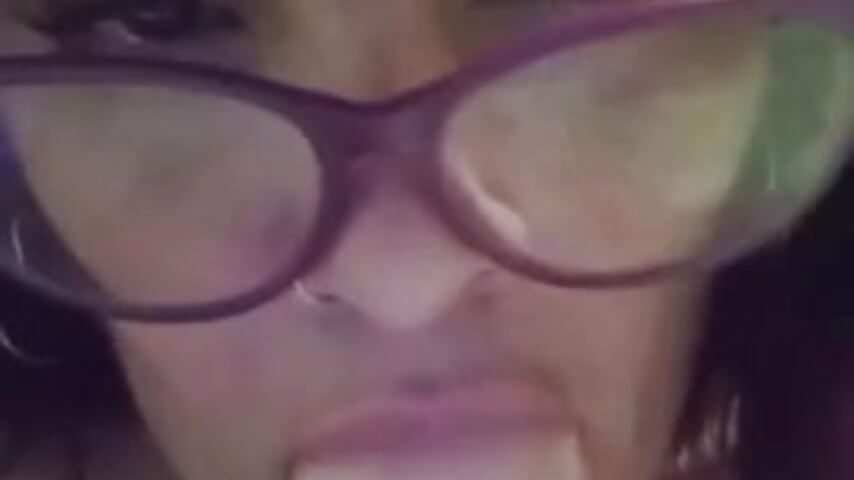 Suck real dildo and fucking dildo