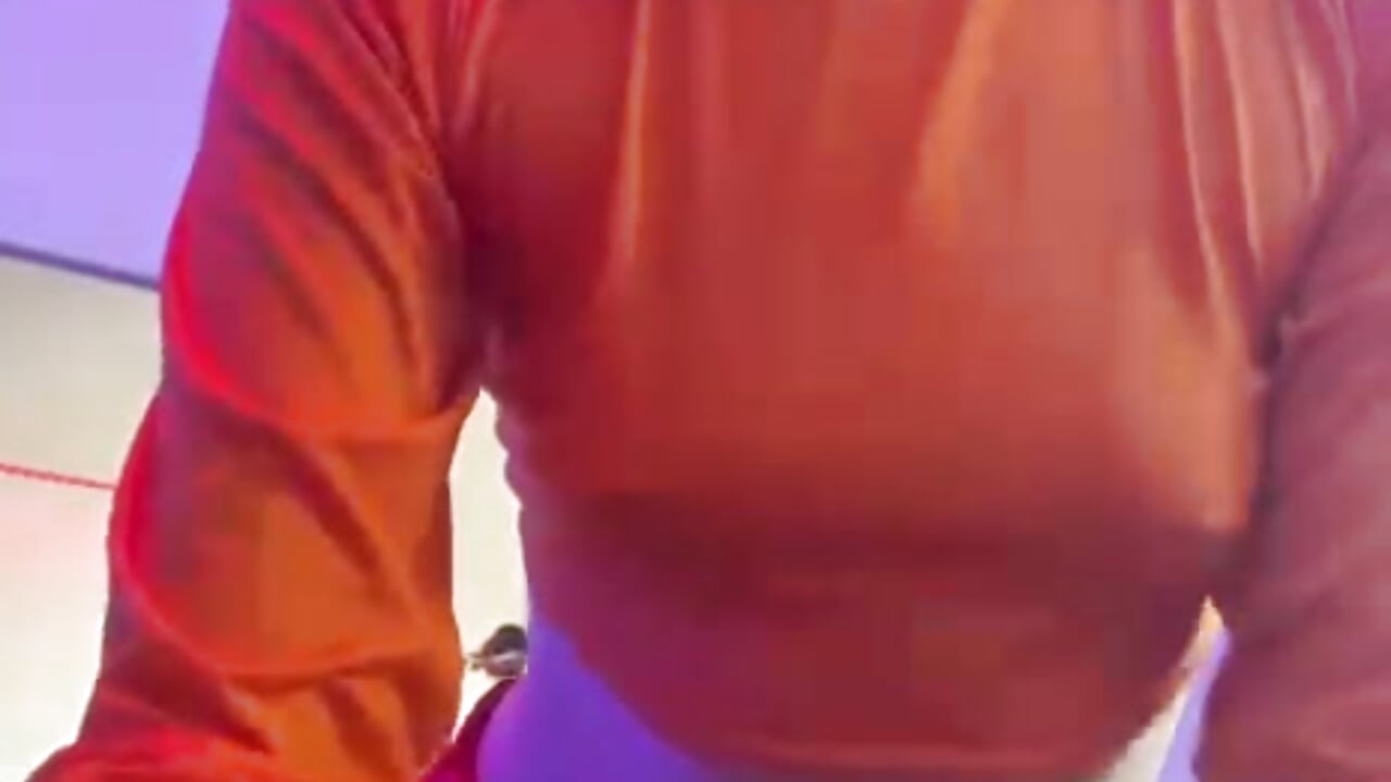 There’s a secret under this orange sweater… will you discover it or imagine it?” 🧡 - video by Ginger_Foxy cam model