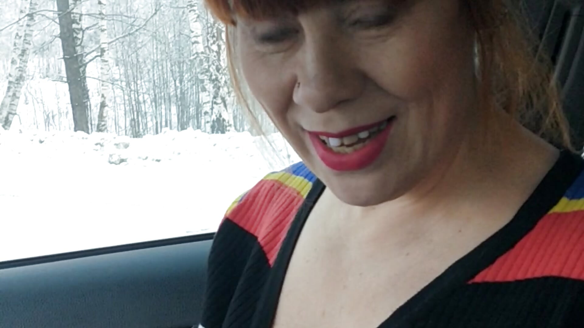 Sexual play in the car