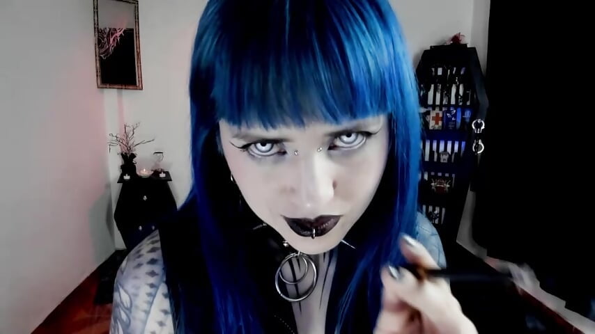 "I like to see how you consume yourself for me while I just enjoy this cigarette...