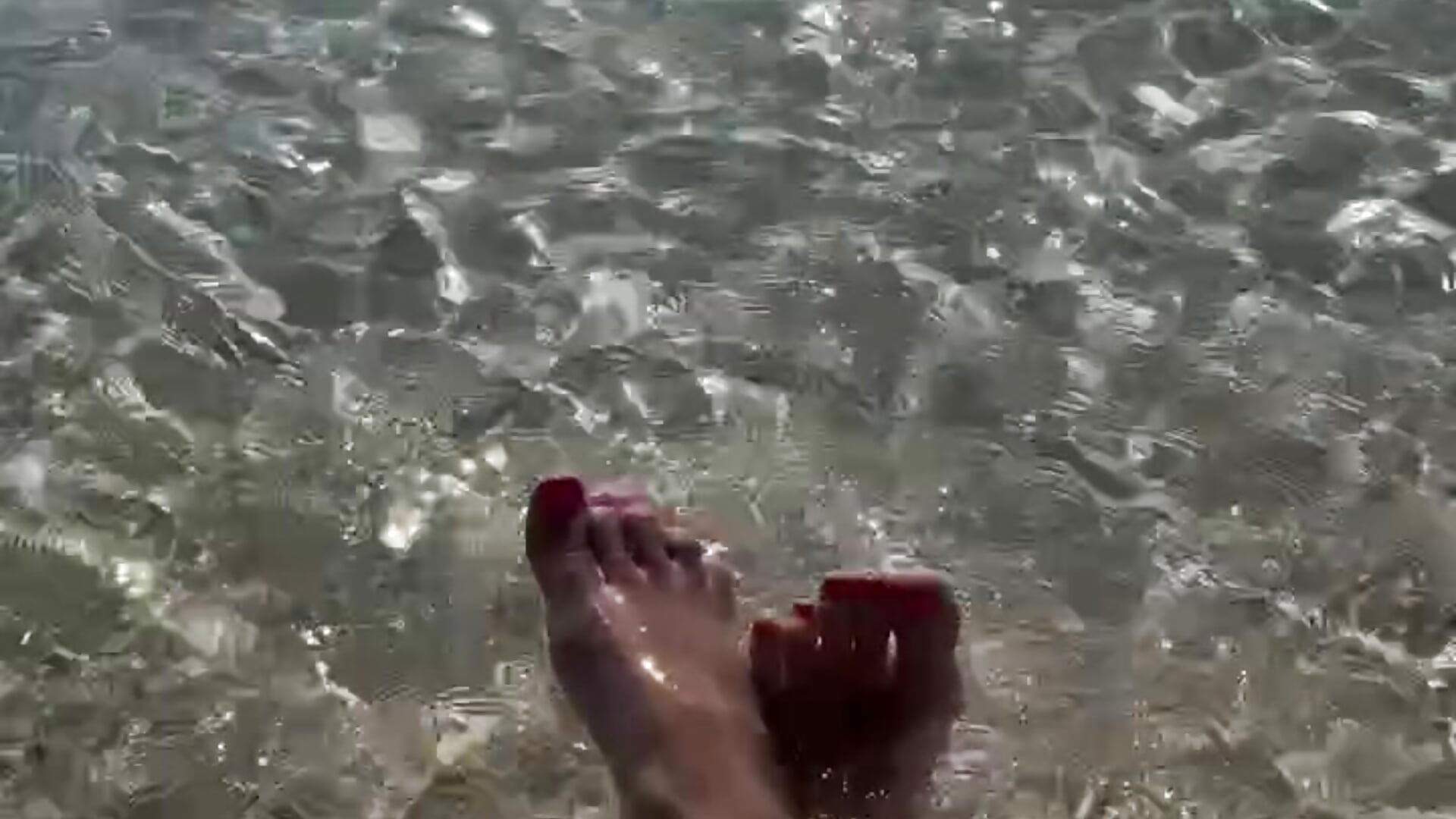 Feet and the sea