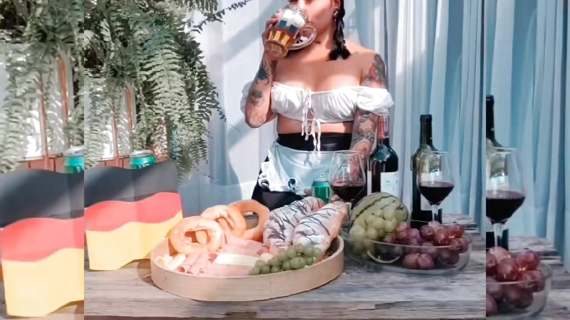 let's play with beer in my body - clip cu Kayla_stern_