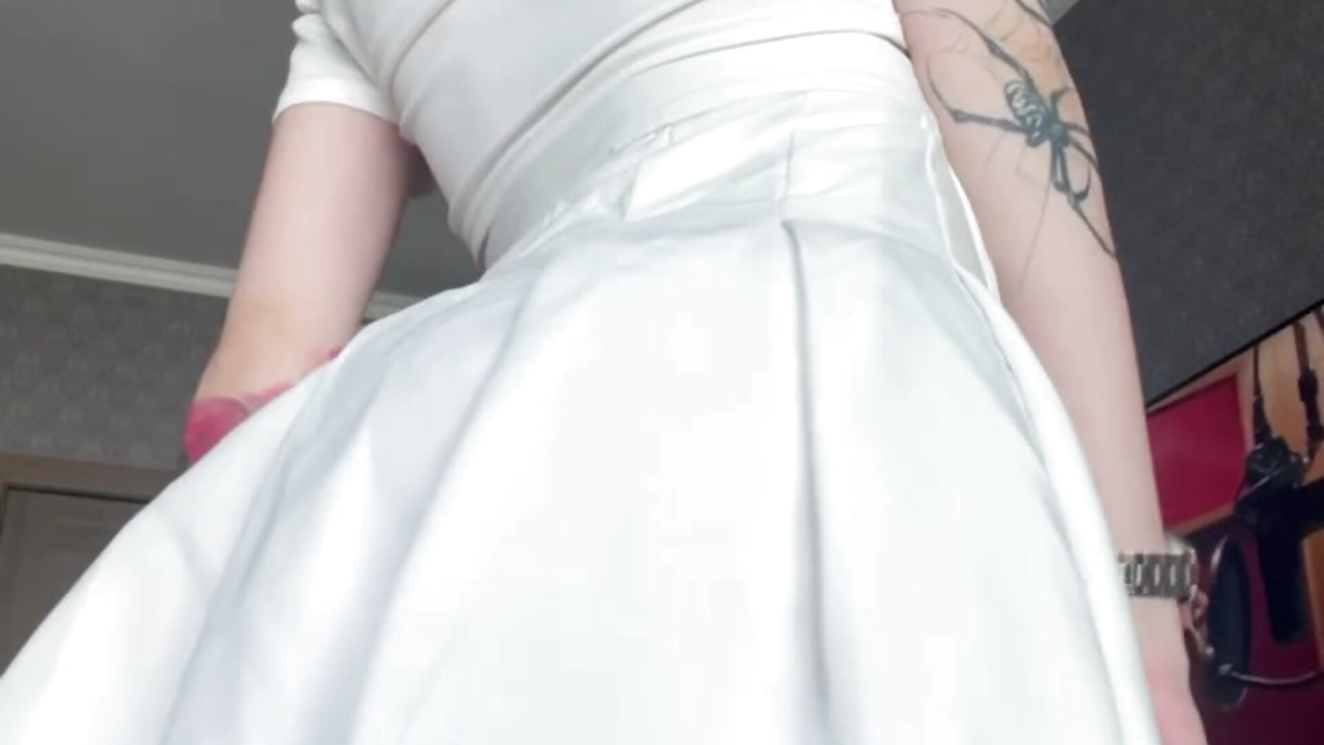 look under my skirt - วิดีโอโดย AnacondaOn โมเดลแคม