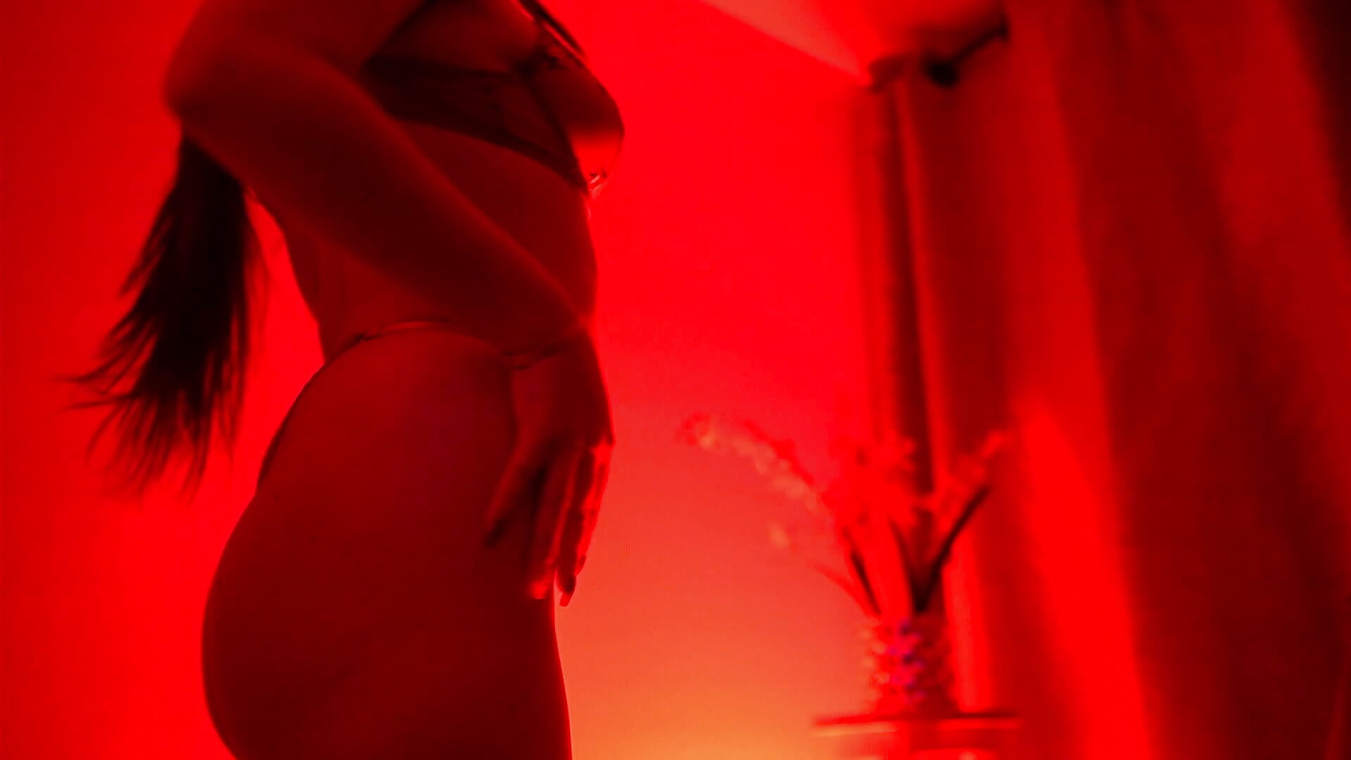 🔥 Red lights seduction - video by Sweet_Sammy_ cam model